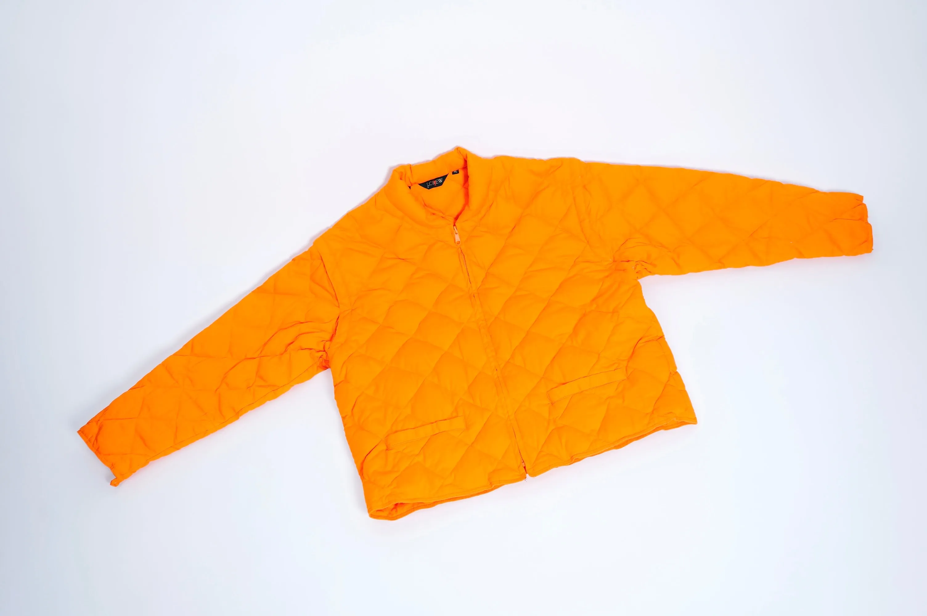 90's ”J.CREW” -Detachable Sleeve Down Jacket-