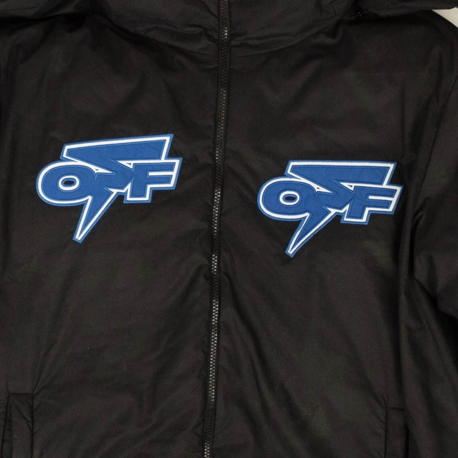 Black And Blue Thunder Down Jacket