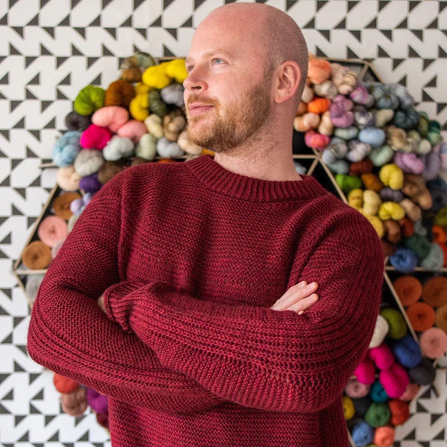 BRIOGARTER SWEATER - COPENHAGEN