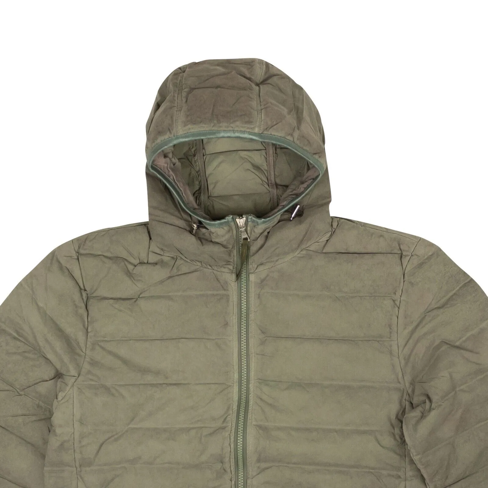Bronze Patina Carson Down Zip-Up Jacket