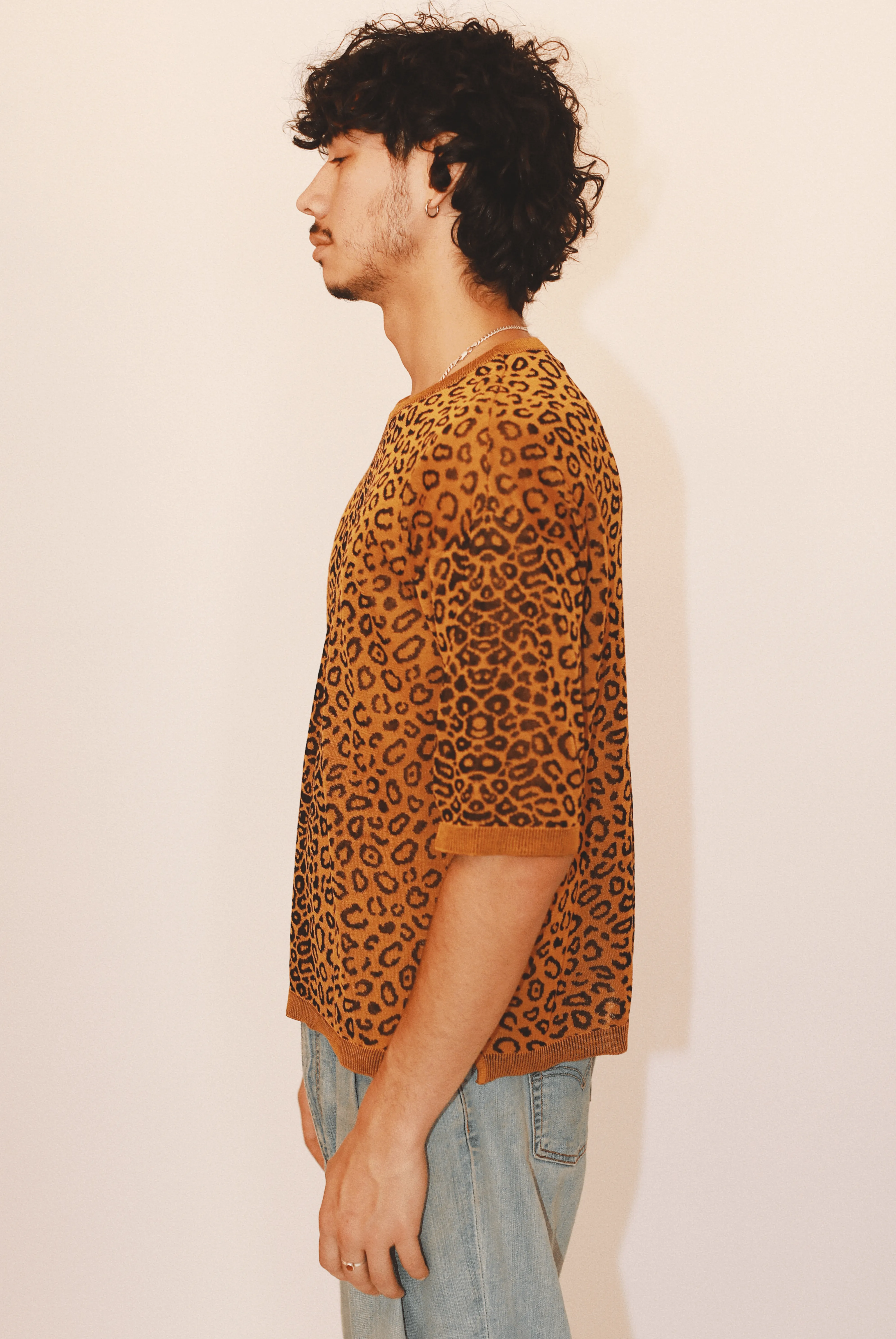 Camilla Leopard Crewneck in Organic Cotton