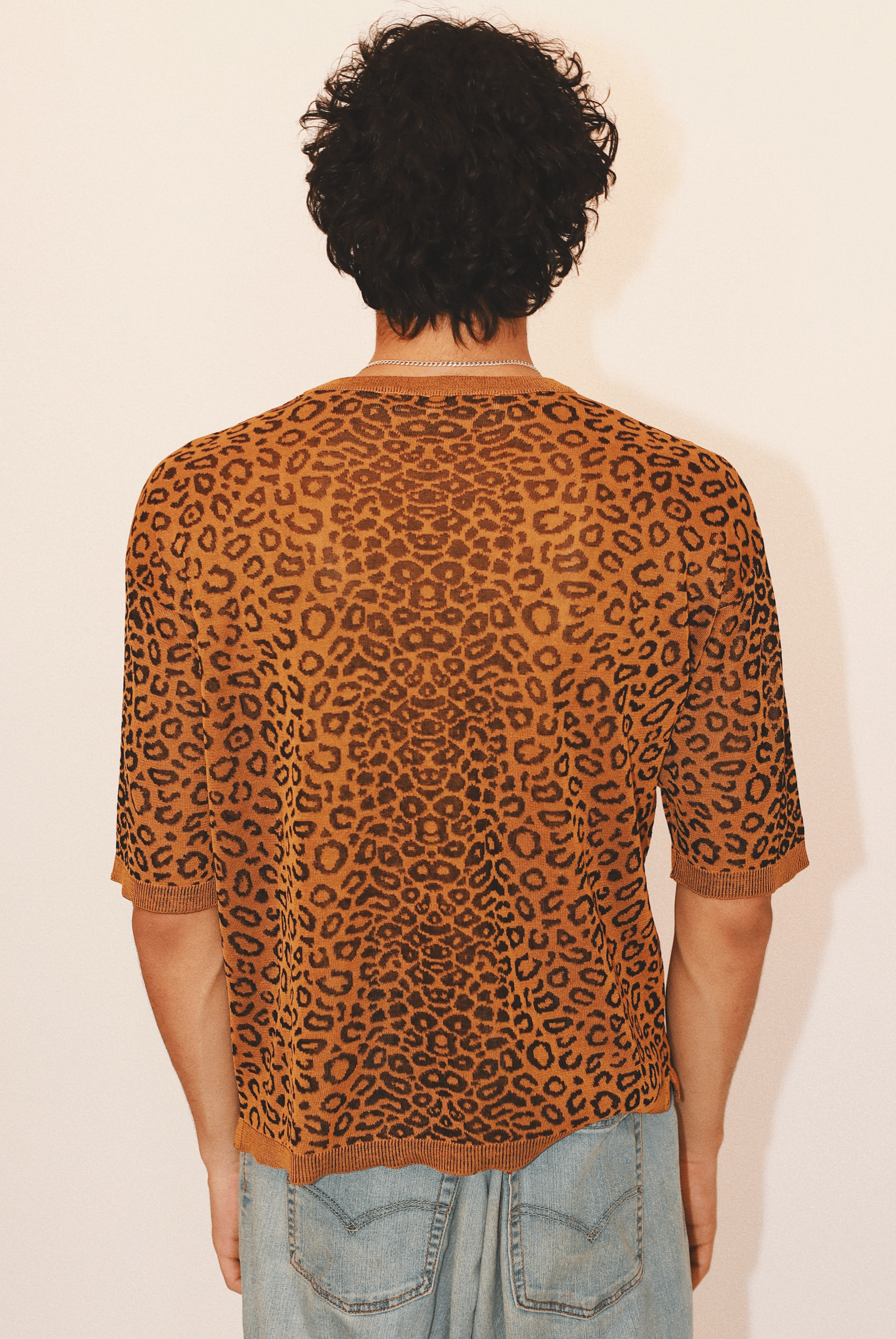 Camilla Leopard Crewneck in Organic Cotton