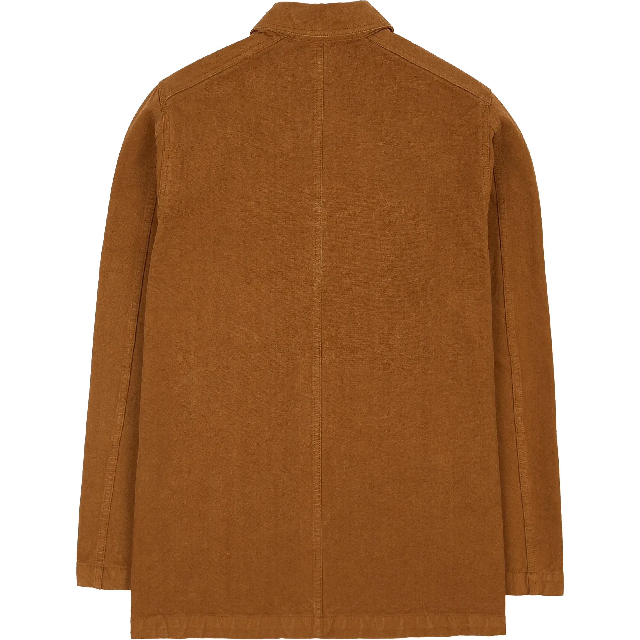Duck Cotton Canvas Chore Jacket - Tobacco