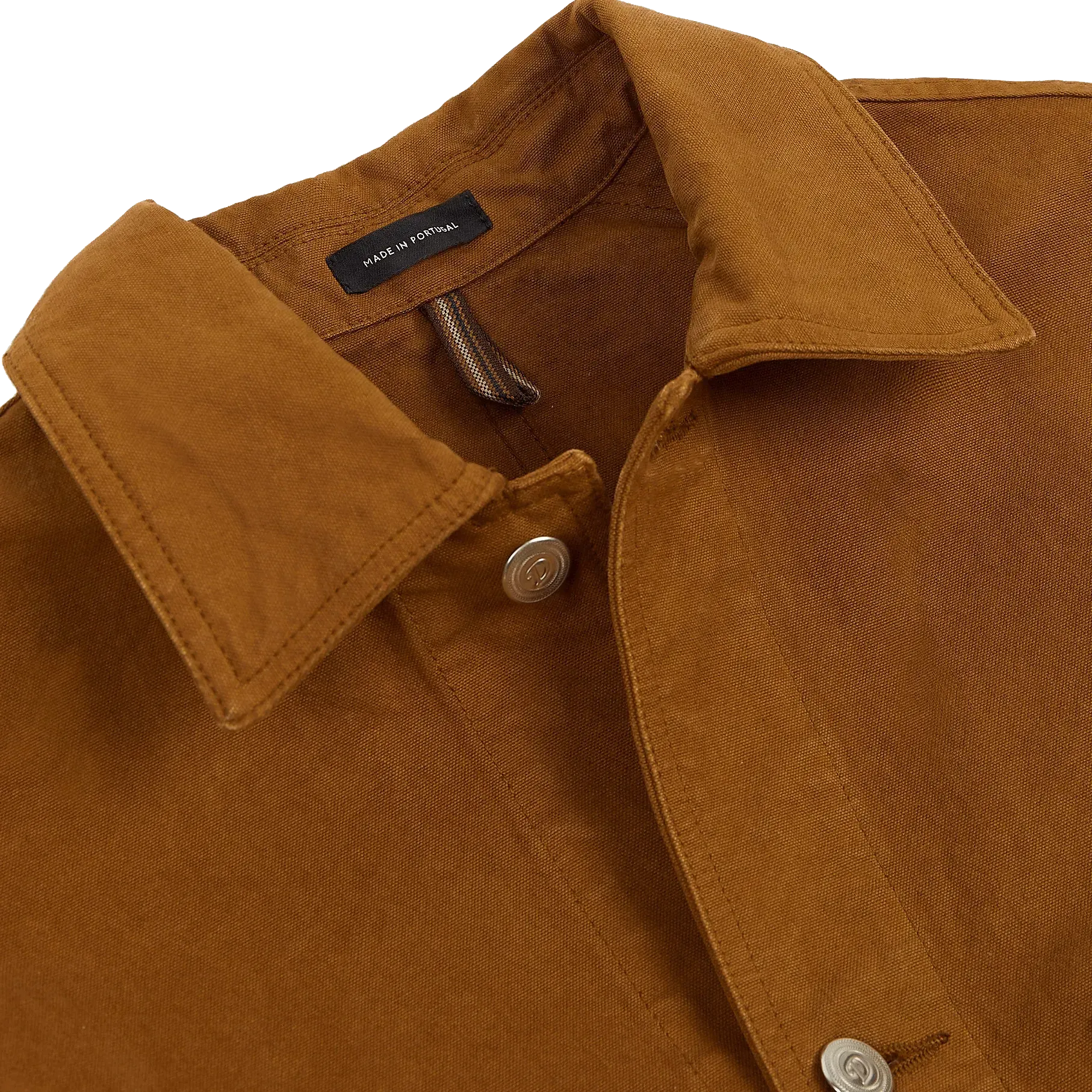 Duck Cotton Canvas Chore Jacket - Tobacco