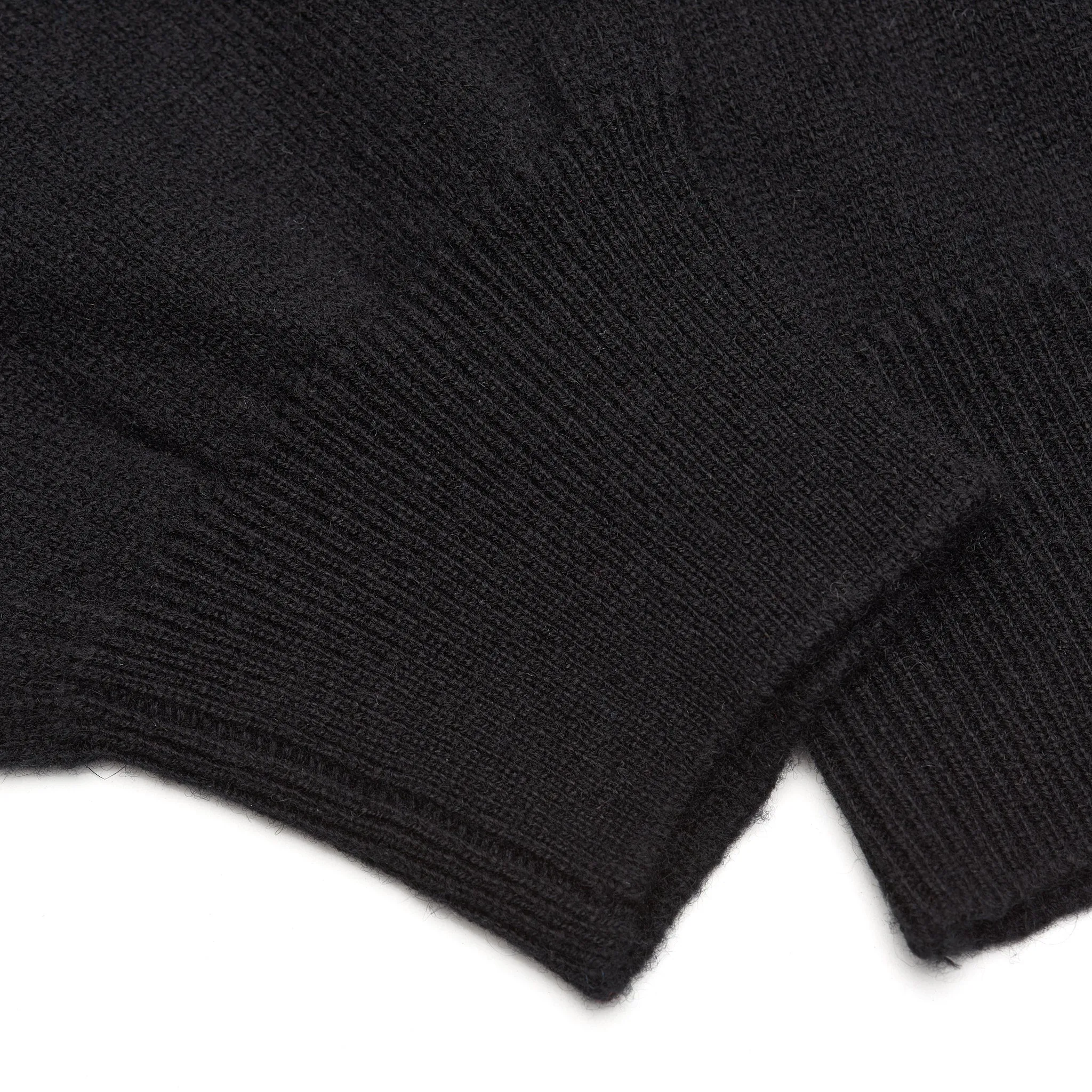 FEDELI Black Cashmere Sleeveless Cardigan Sweater NEW Slim Fit