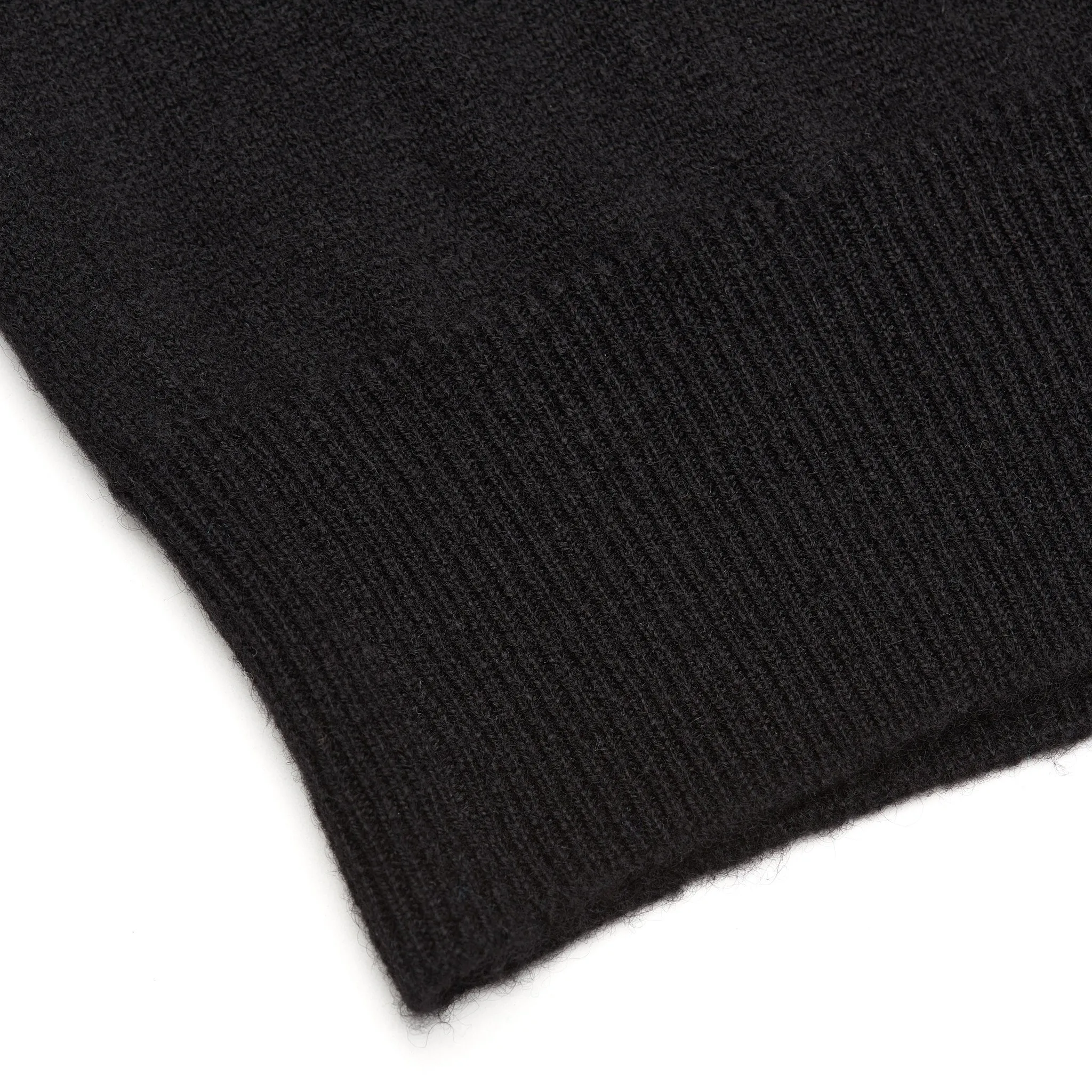 FEDELI Black Cashmere V-Neck Sleeveless Sweater NEW