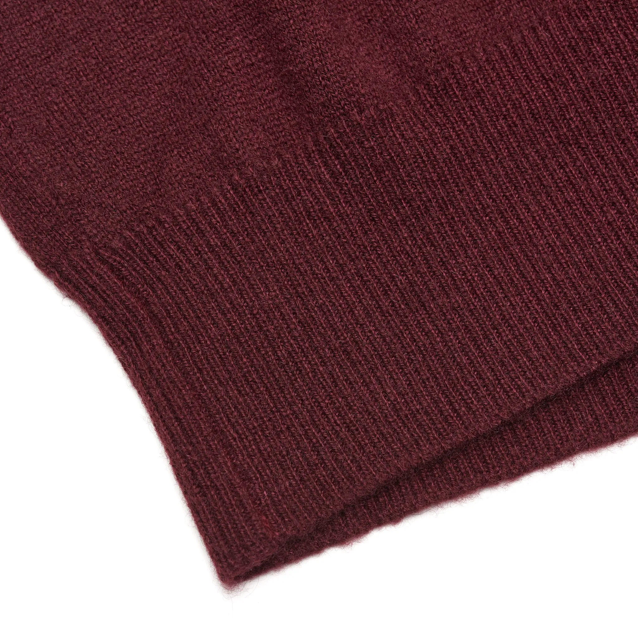 FEDELI Burgundy Cashmere V-Neck Sleeveless Sweater EU 54 NEW US XL
