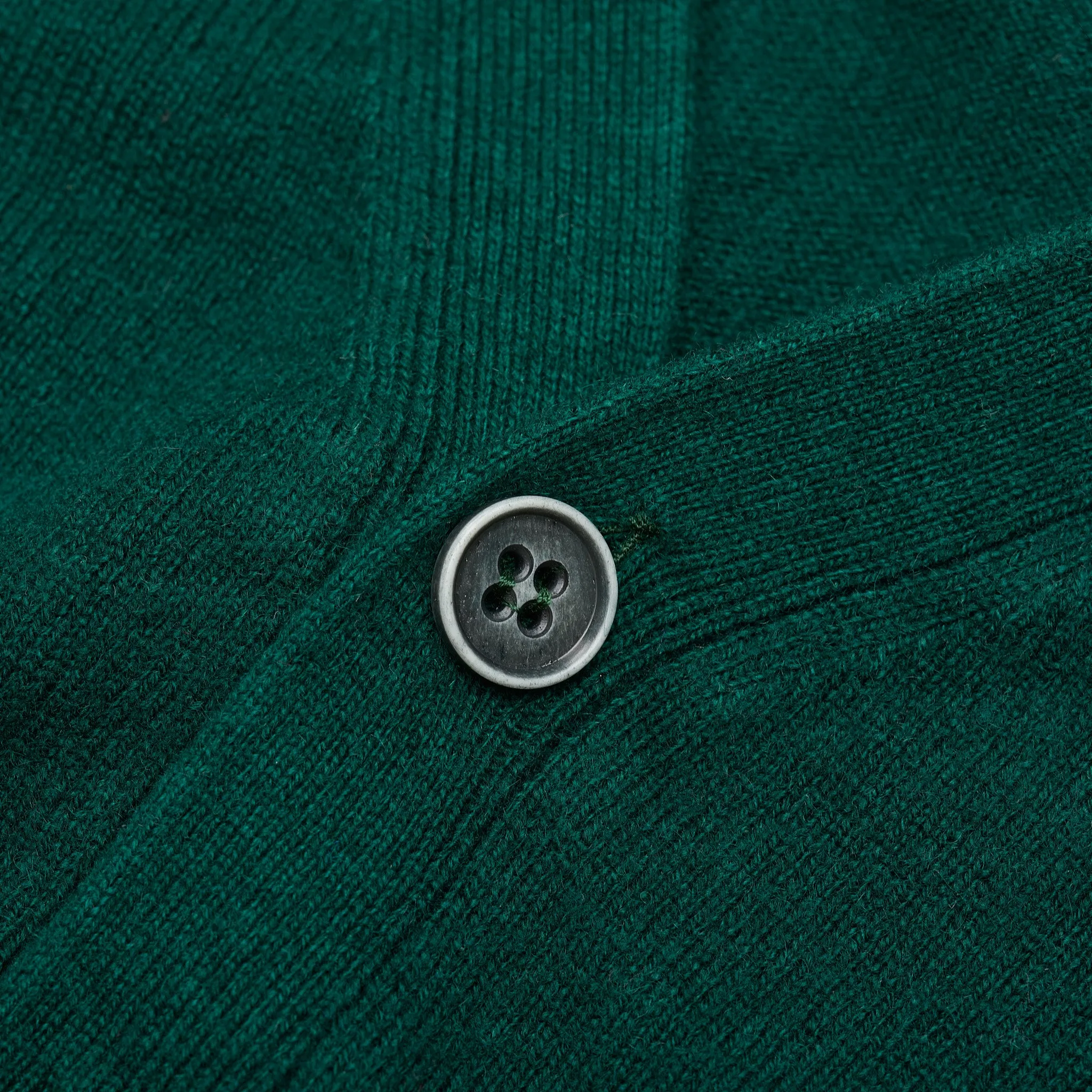 FEDELI Green Cashmere Sleeveless Cardigan Sweater NEW Slim Fit