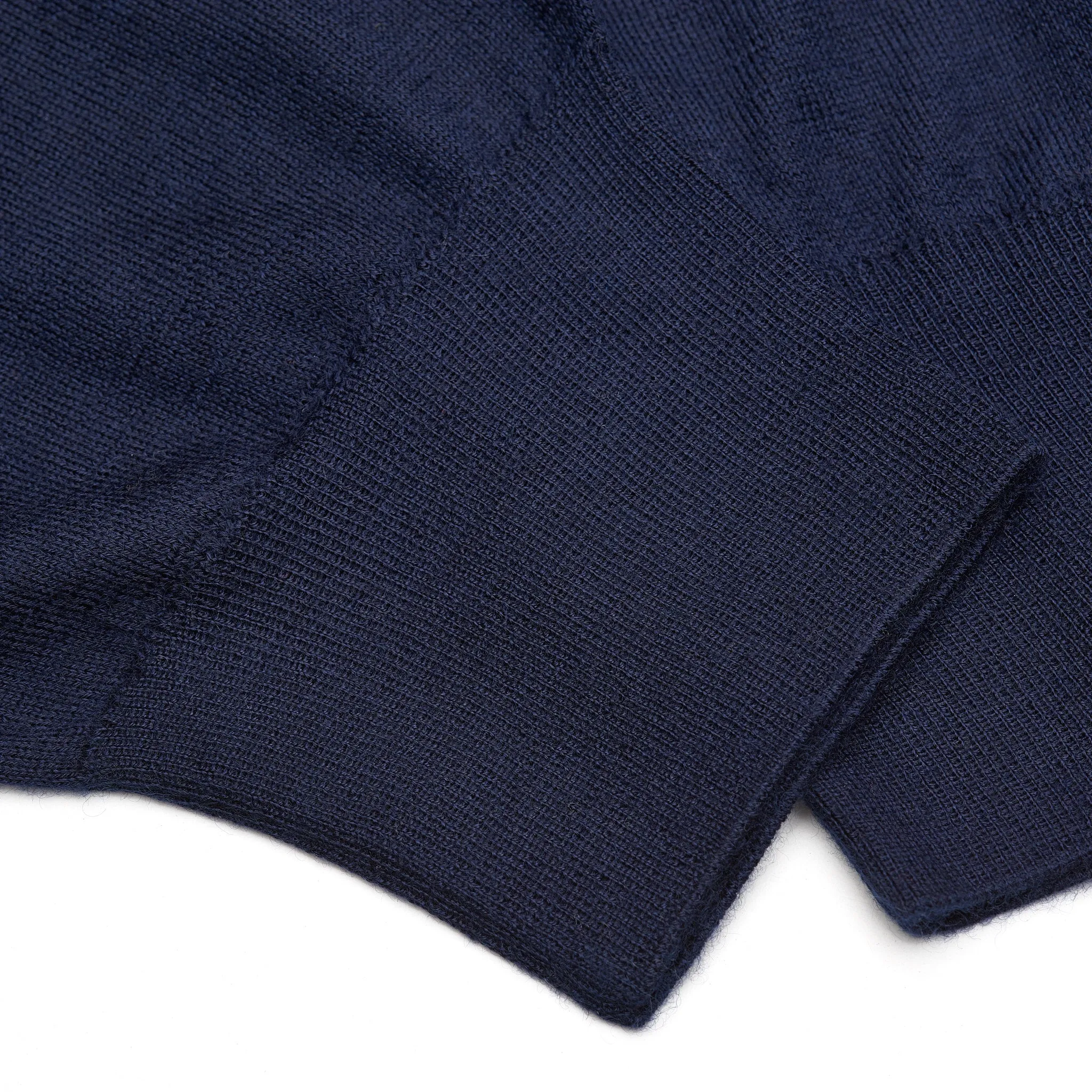 FEDELI Navy Blue Cashmere Crewneck Sweater EU 60 NEW US 4XL