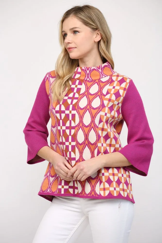 Geo Pattern Sweater