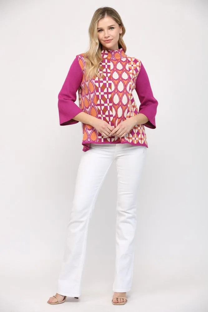 Geo Pattern Sweater