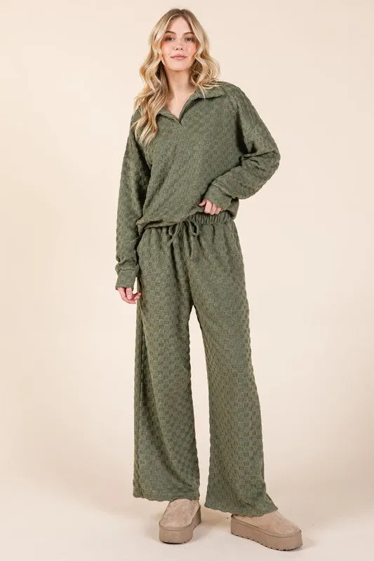 Green Checkered Pants  *Wear as a set