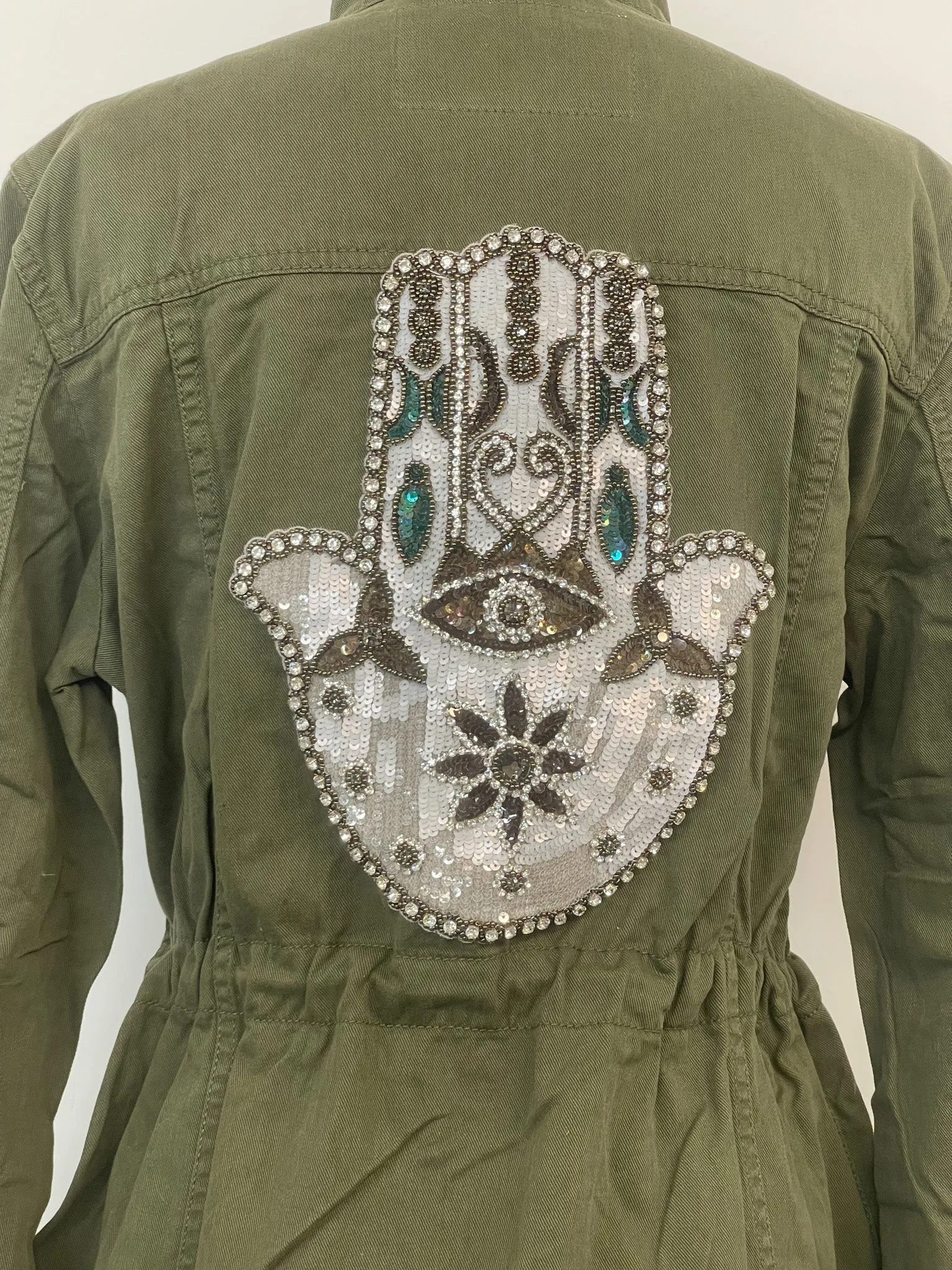 Hamsa Patch Army Jacket