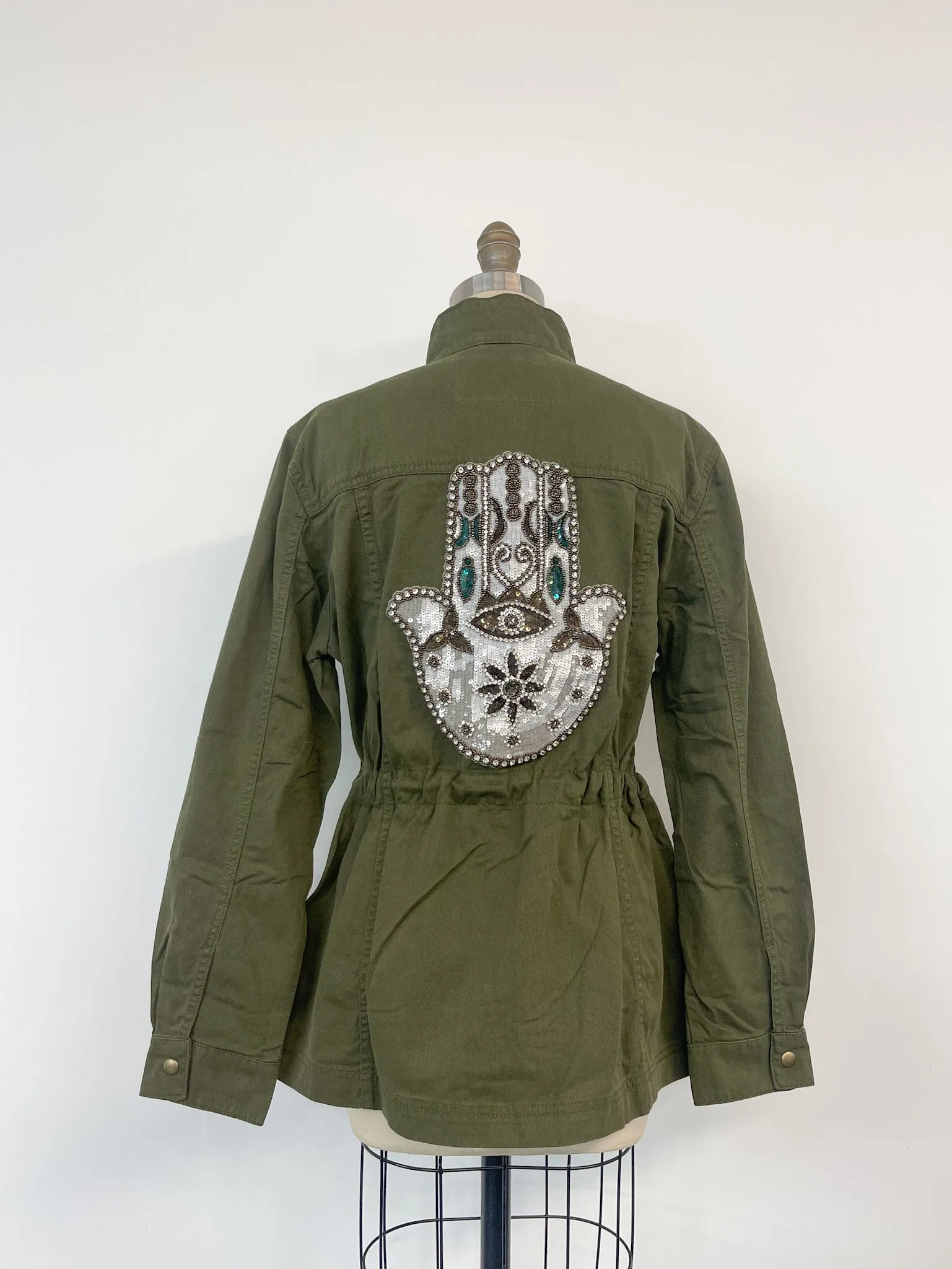Hamsa Patch Army Jacket