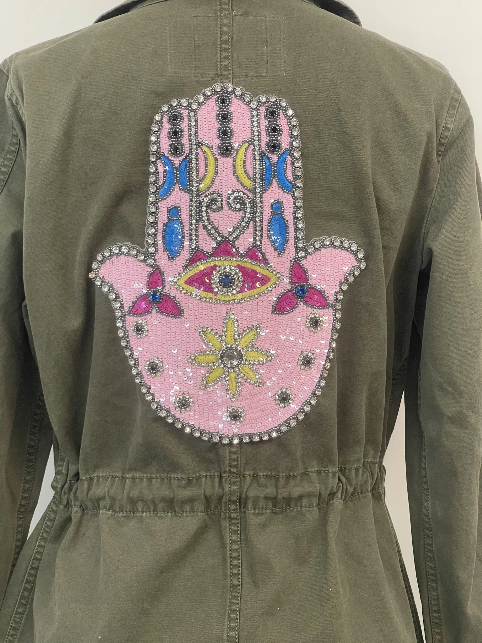 Hamsa Patch Army Jacket