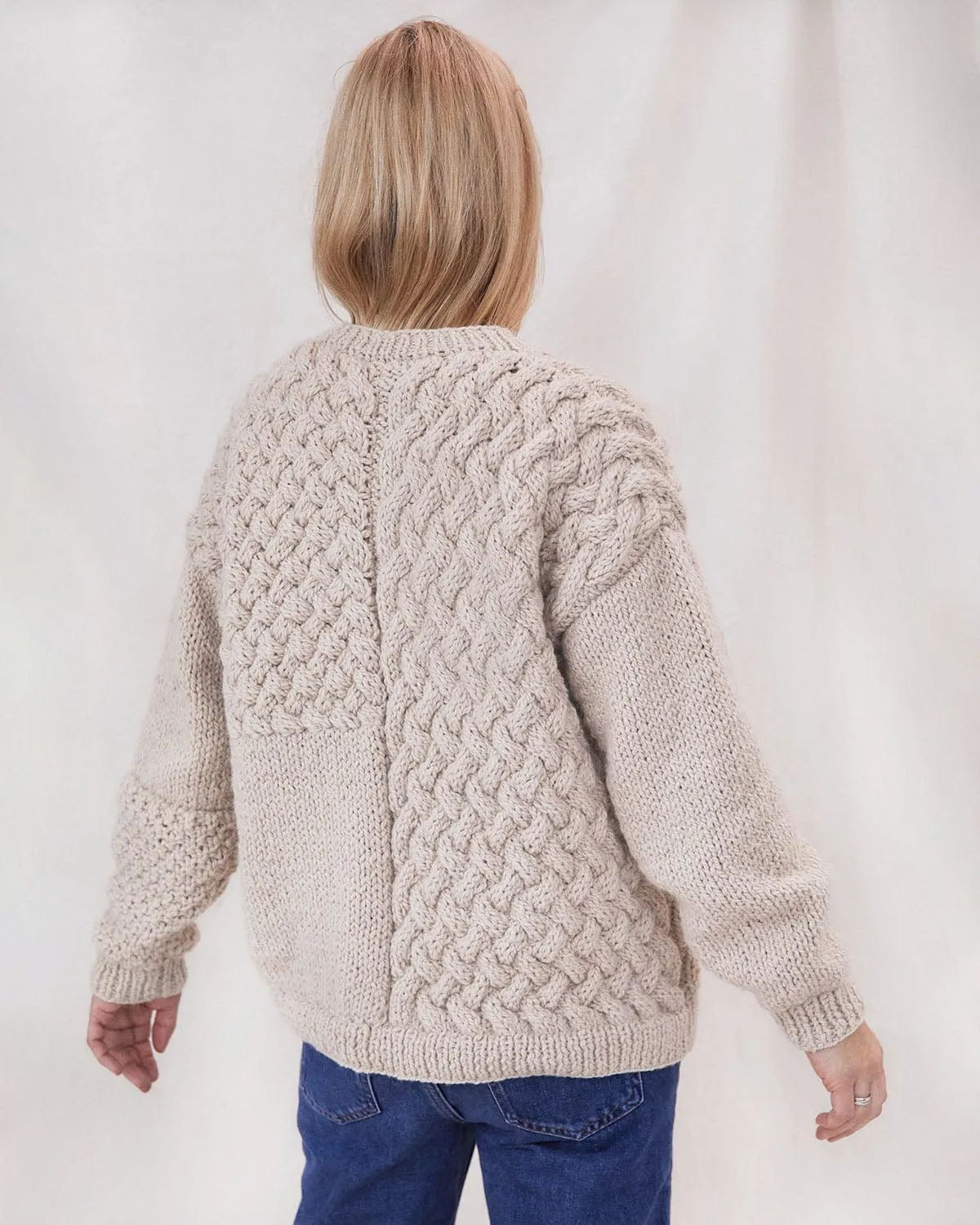 Heartbreaker: Beige Alpaca & Wool Sweater