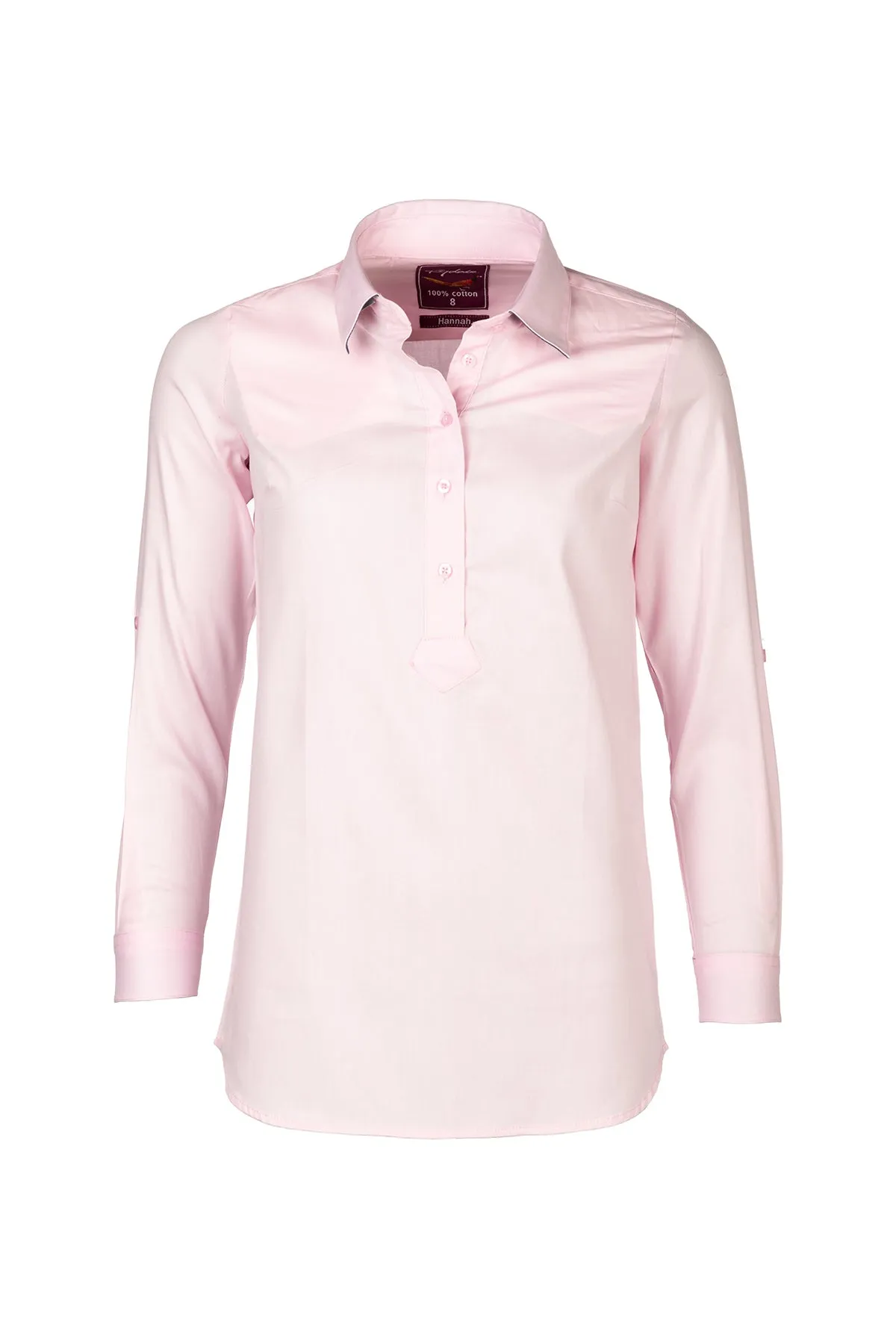 Ladies Plain Overhead Country Shirt - Hannah
