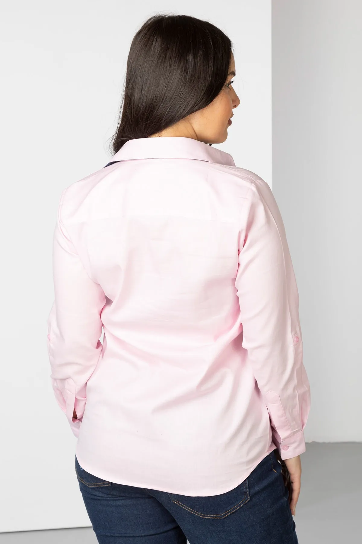 Ladies Plain Overhead Country Shirt - Hannah