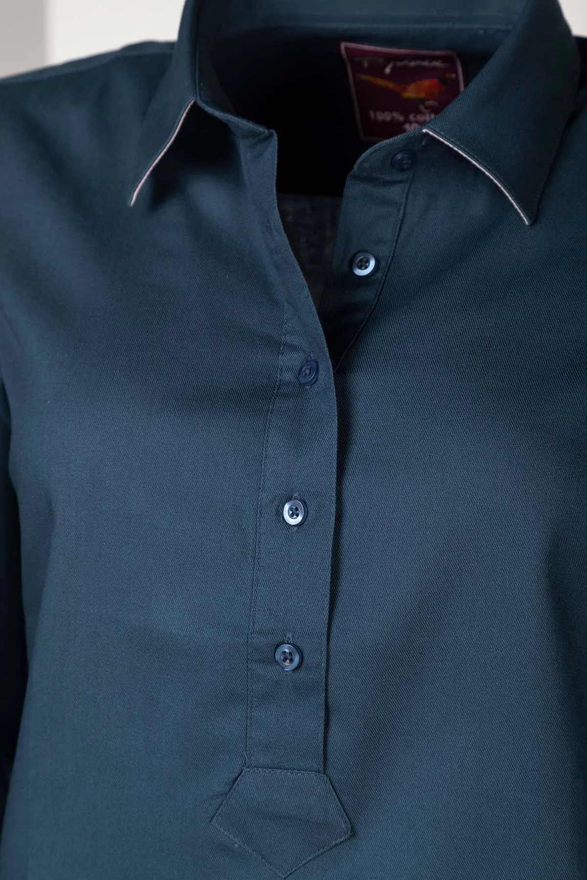 Ladies Plain Overhead Country Shirt - Hannah