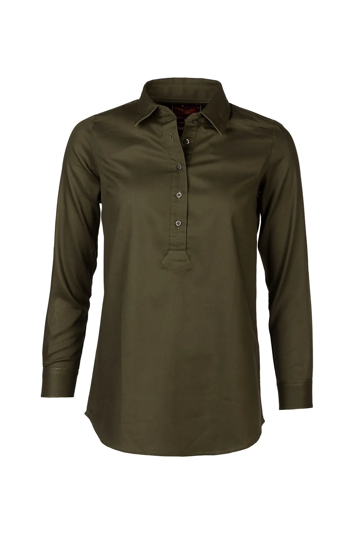 Ladies Plain Overhead Country Shirt - Hannah
