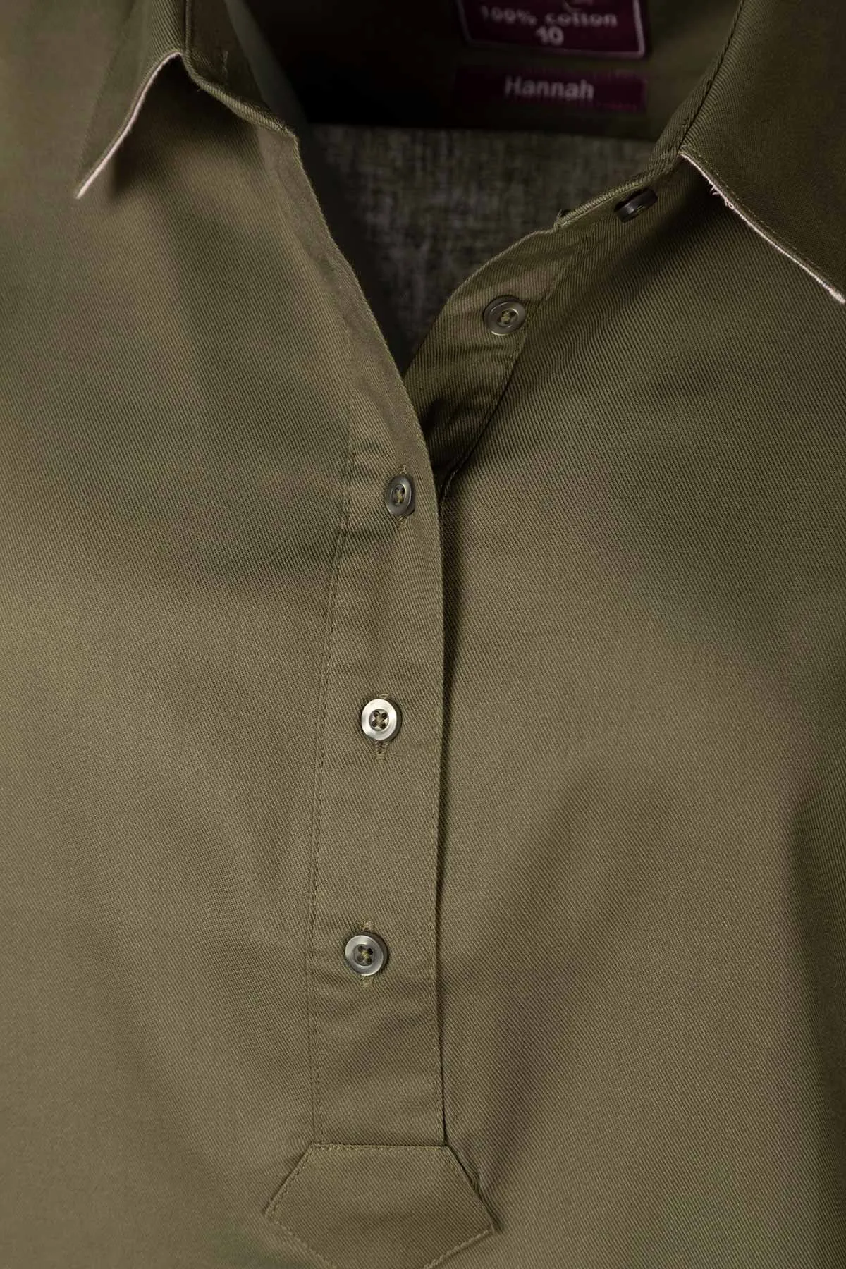 Ladies Plain Overhead Country Shirt - Hannah