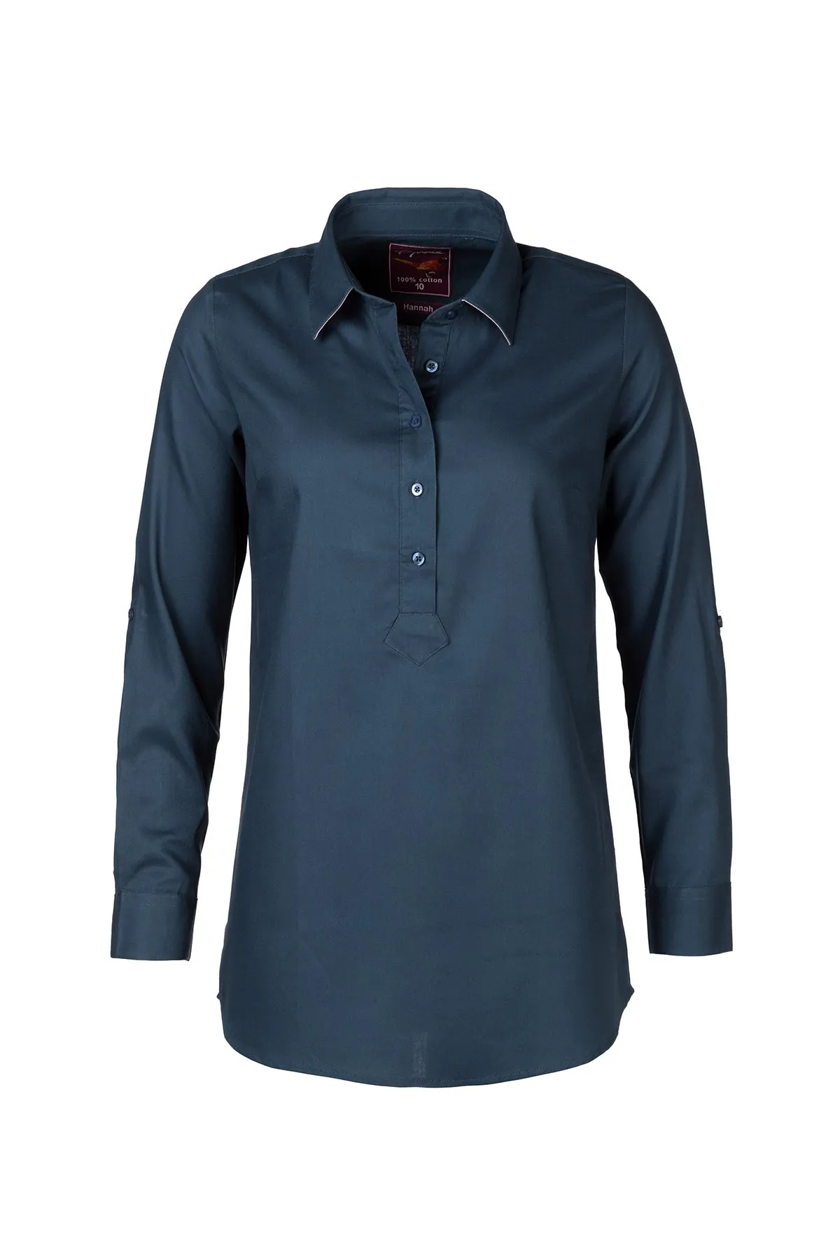 Ladies Plain Overhead Country Shirt - Hannah