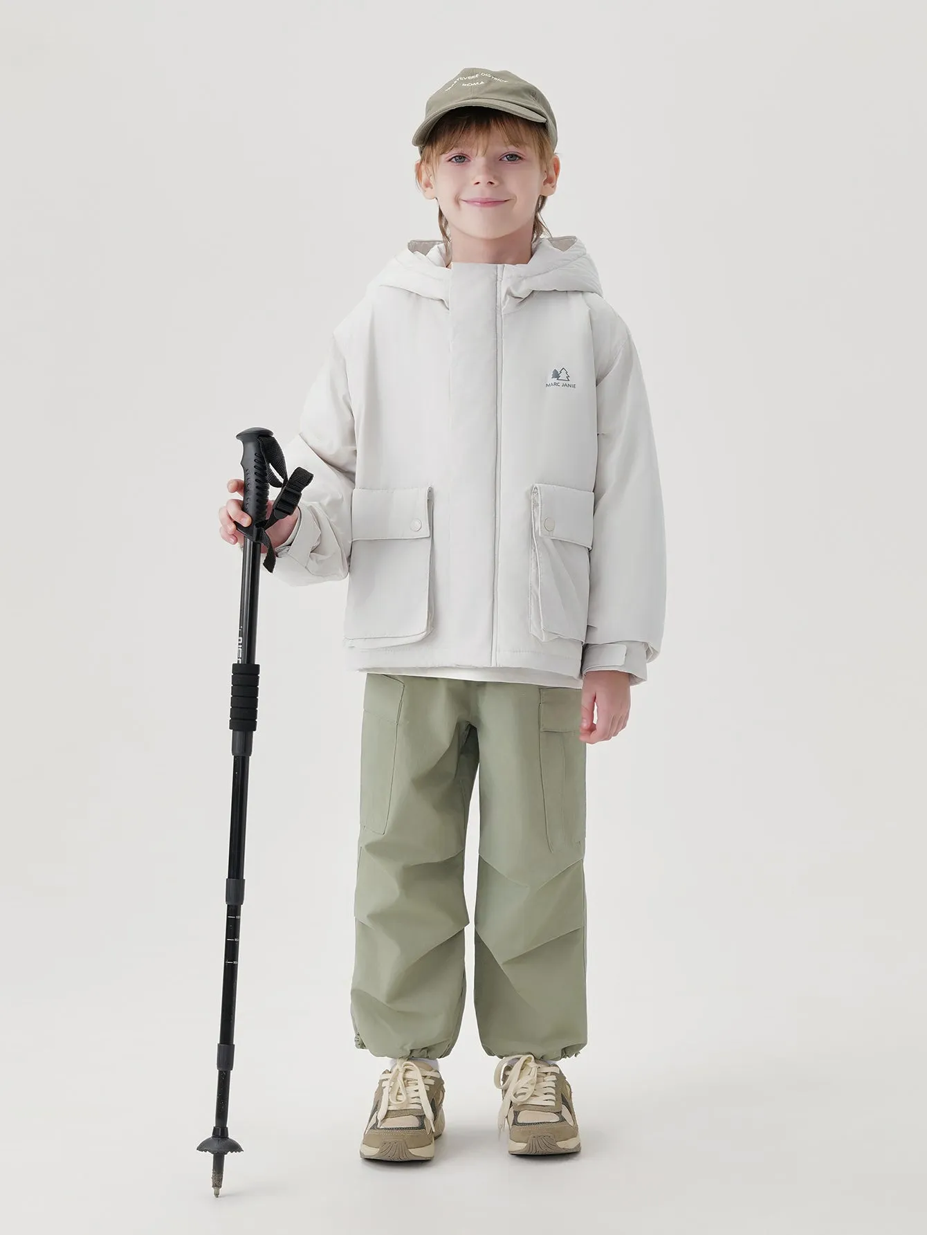 MARC & JANIE Boys Zip Up Hooded Padded Jacket 241191