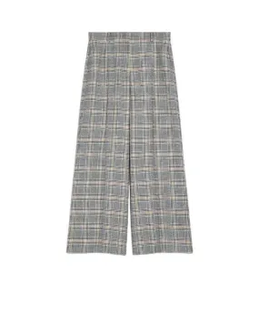 Max Mara Weekend Katana Check Wool Pant