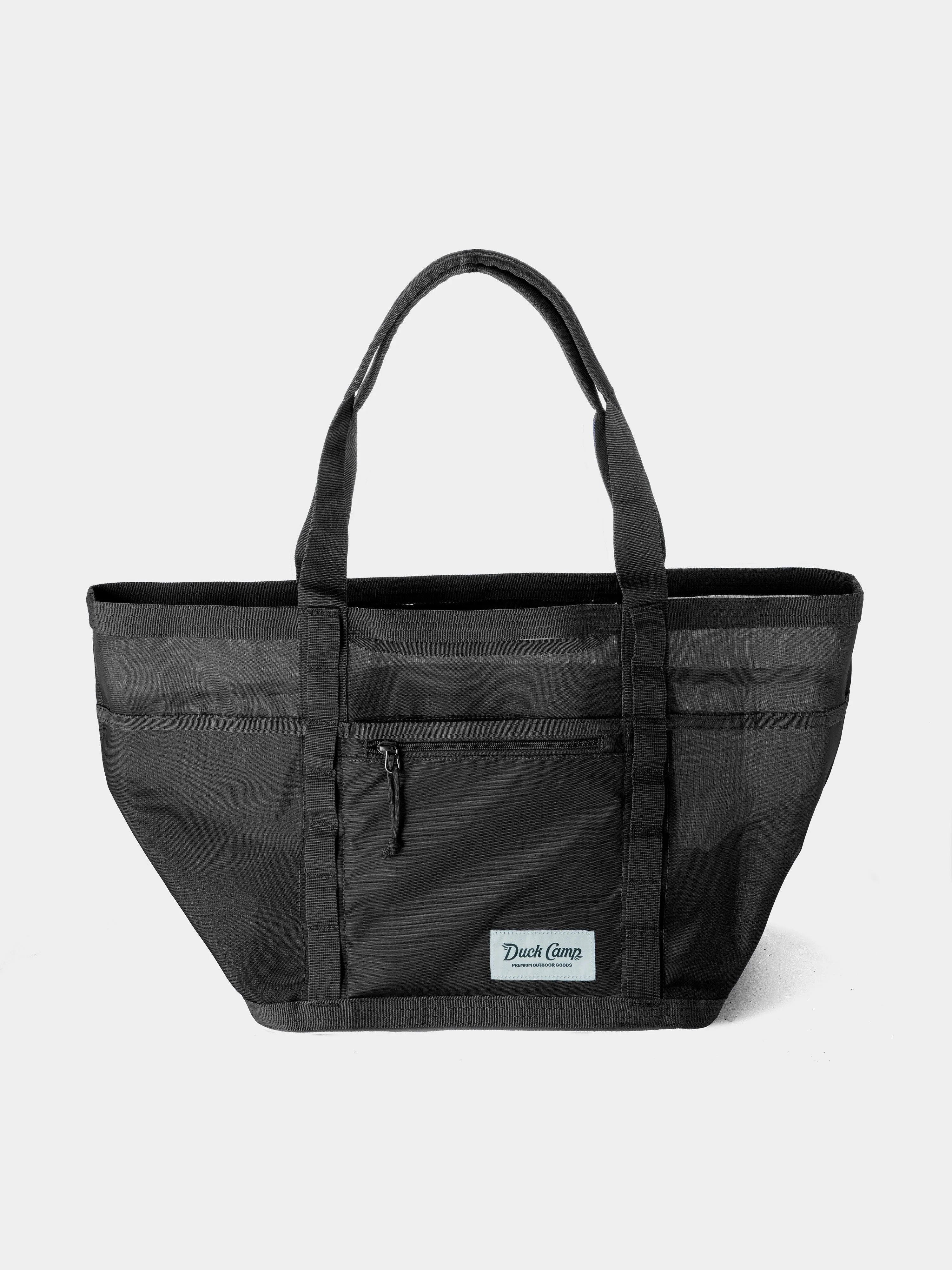 Medium Mesh Gear Tote - Black