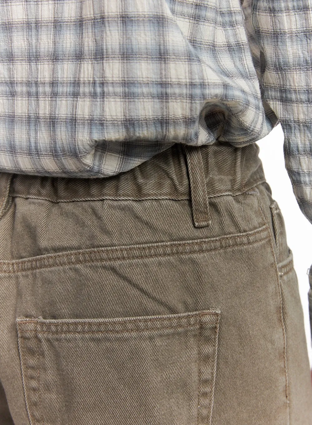 Men's Cotton Washed Wide-Leg Pants IM527