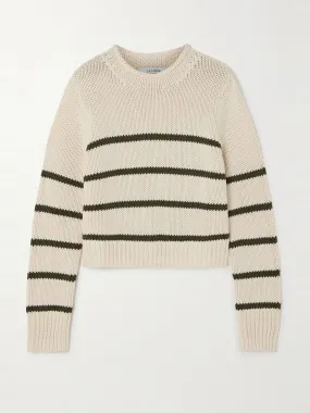 Mini Marina striped cotton sweater