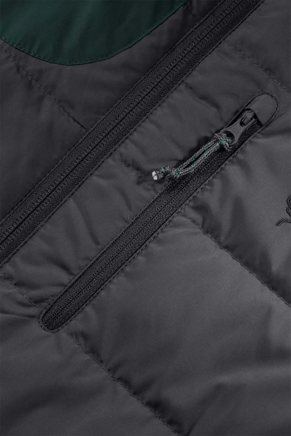M's DRYDOWN REVERSIBLE VEST Pine/Charcoal