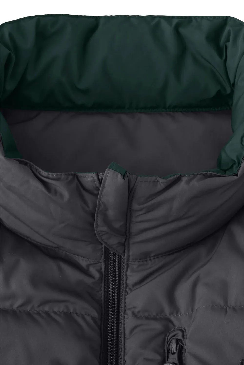 M's DRYDOWN REVERSIBLE VEST Pine/Charcoal