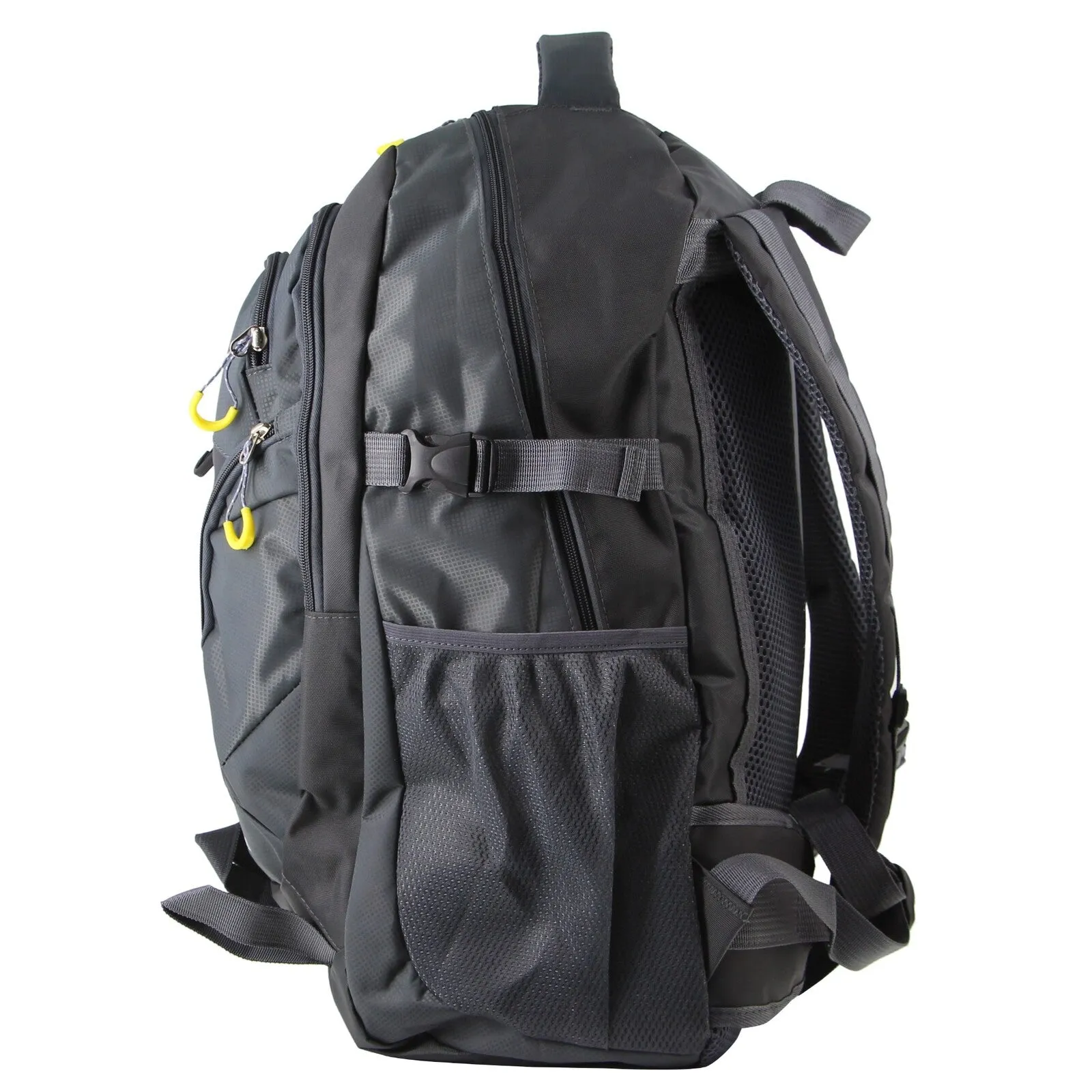 Pierre Cardin Backpack Shoulder Bag RFID Pocket Travel Outdoor Rucksack - Grey