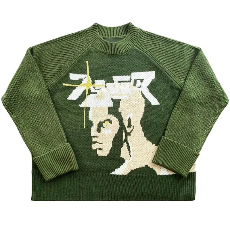Portrait Knitted Sweater