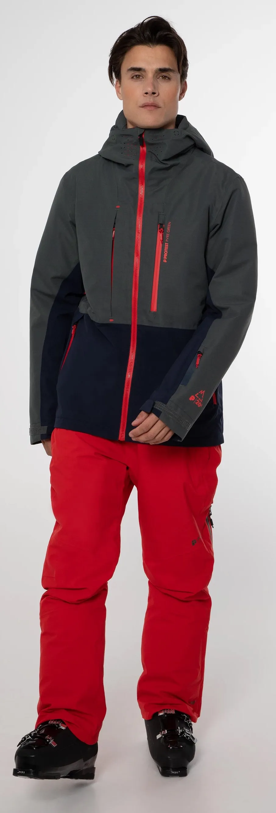 Protest Liquim Jacket Mens Deep Ocean
