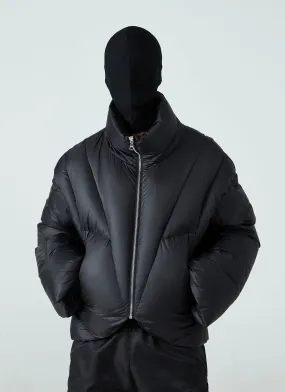 Short Length White Duck Down Jacket
