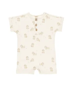 Short Sleeve One-Piece || Puppies