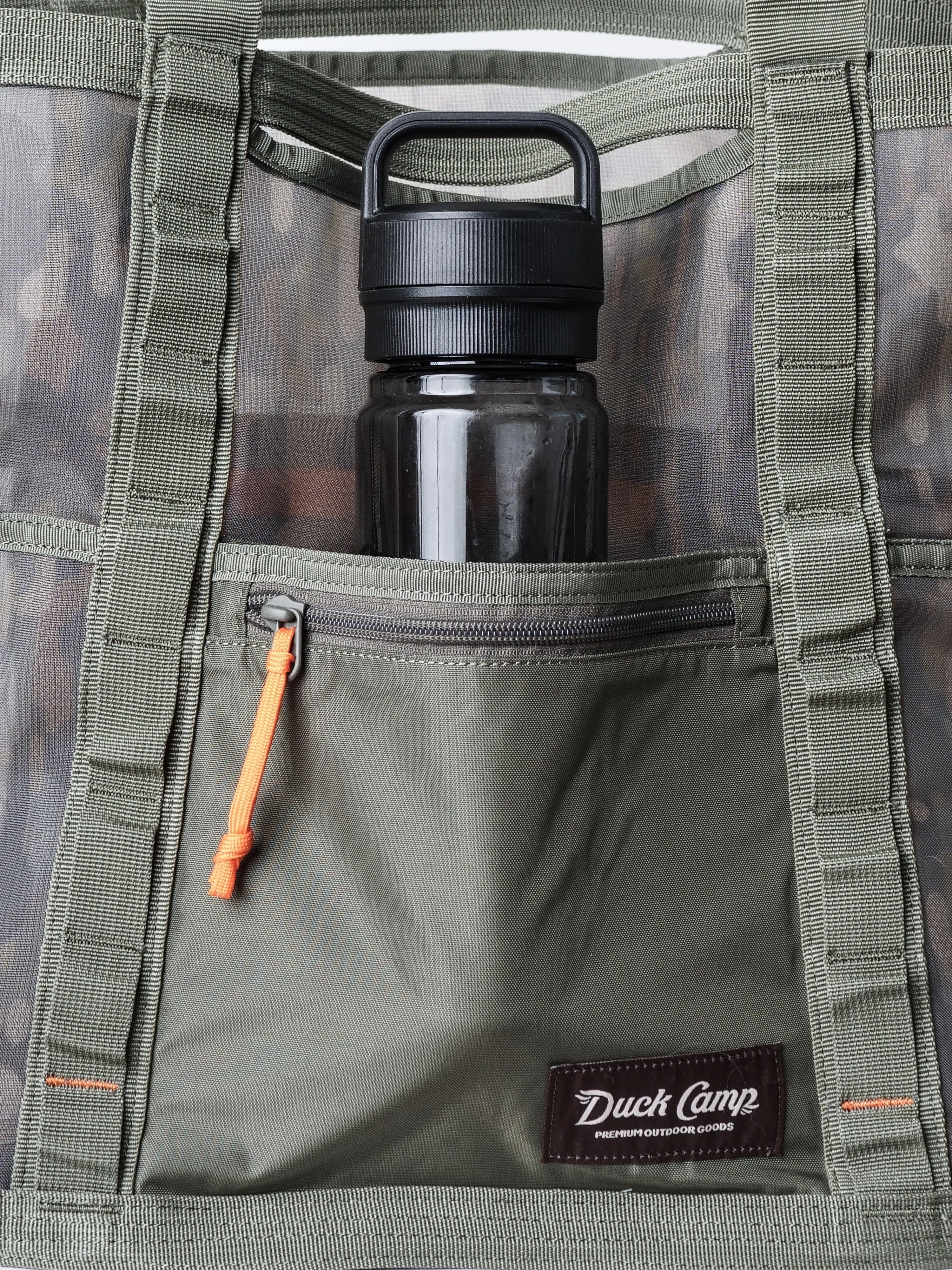 Small Mesh Gear Tote - Woodland