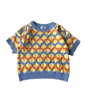 Tonnau Tee - Melon/Yuzu/Chambray Blue