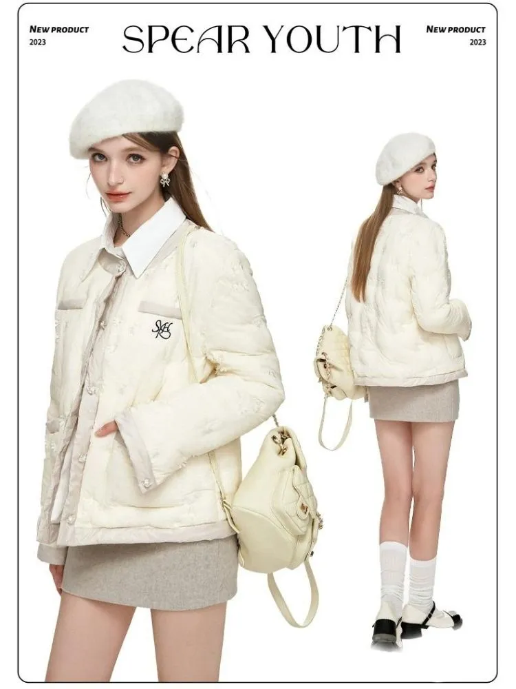 White duck down jacket【s0000004049】
