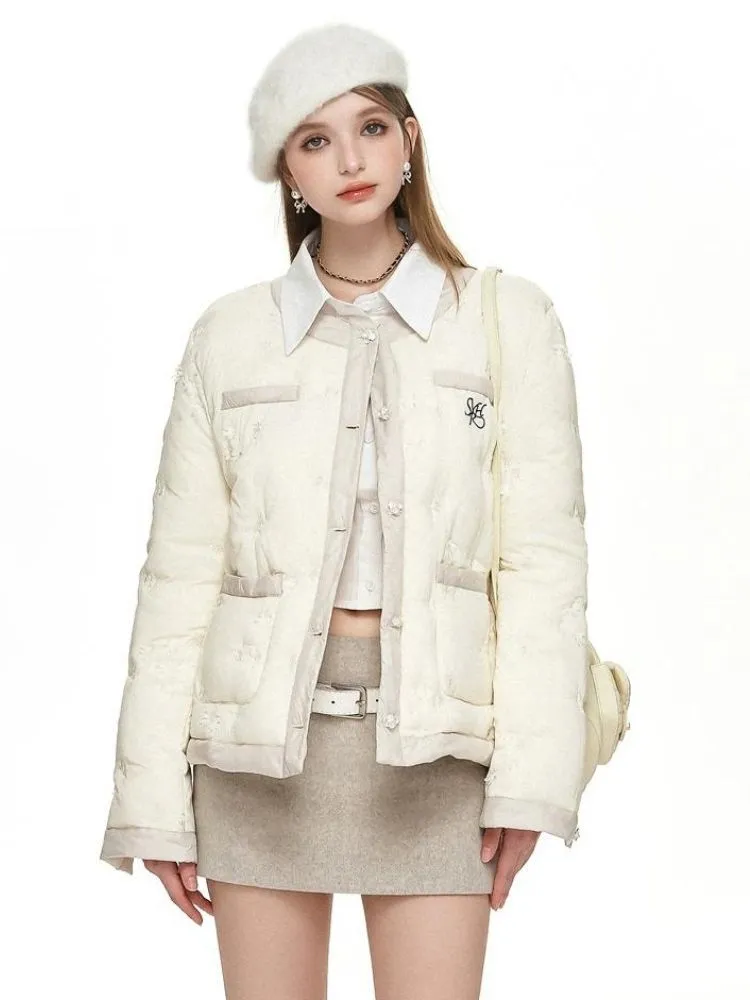 White duck down jacket【s0000004049】