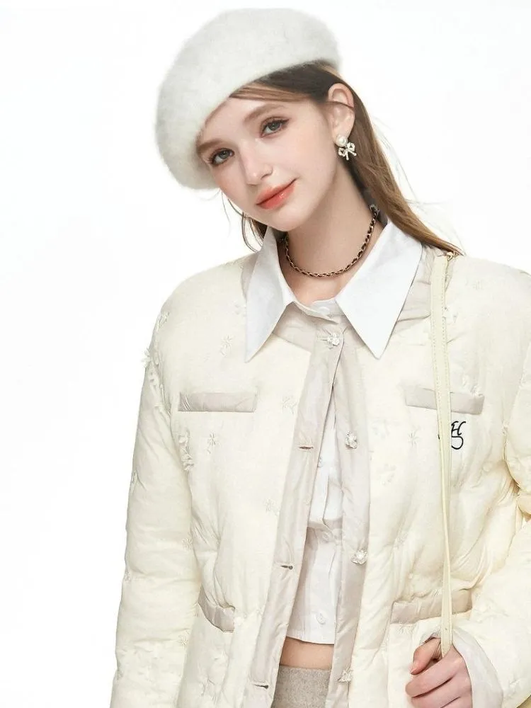 White duck down jacket【s0000004049】