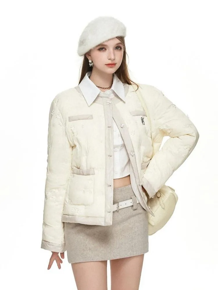 White duck down jacket【s0000004049】