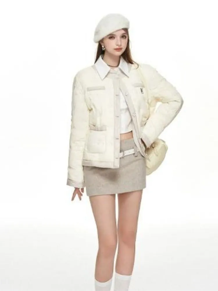 White duck down jacket【s0000004049】