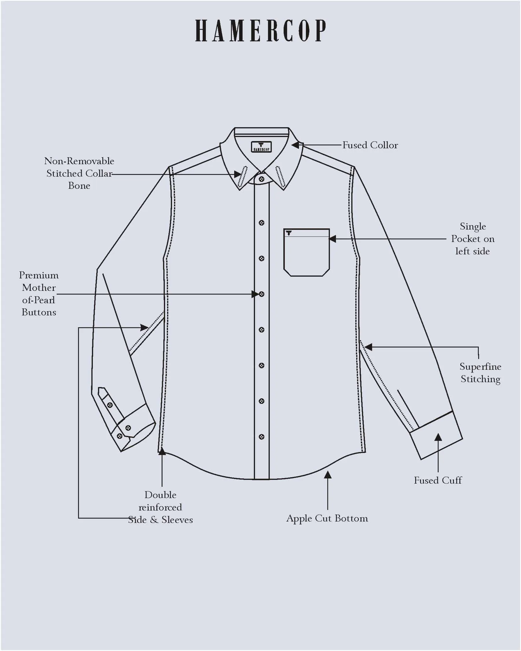 Zombie Gray Zigzag Texture Plaid Flannel Cotton Shirt